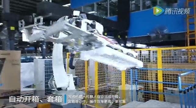 自动开箱，套箱